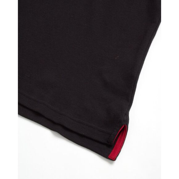 Chaps Men's Polo Shirt Classic Fit Short Sleeve 2-Button American Black Size XL - Picture 6 of 7